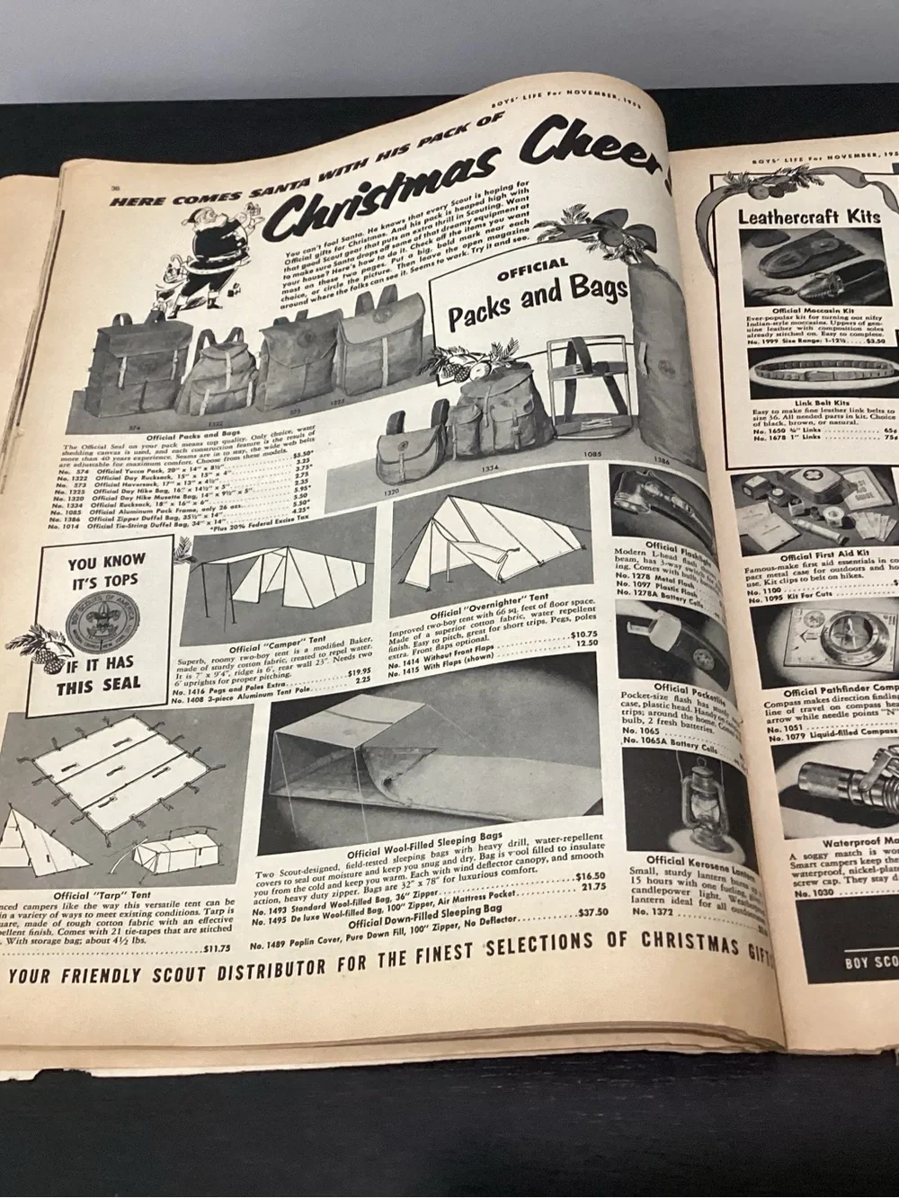 Vtg. 1953 BOY’S LIFE FOR ALL BOYS Magazine. “Thanksgiving Dance Special” Theme.